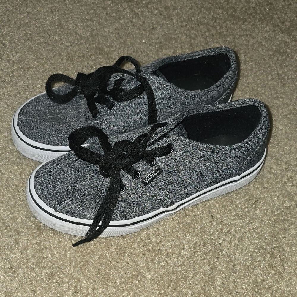 Vans Gray Sneakers Classic Low-Top Design